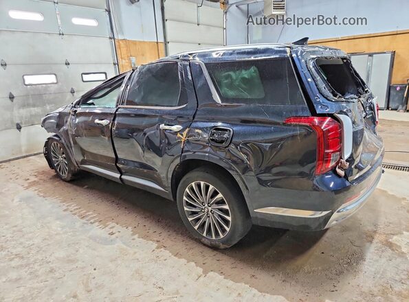 KM8R7DGE7RU760620 2024 HYUNDAI PALISADE Синий Задняя левая четверть
