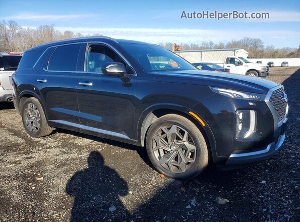 KM8R7DHE6MU295075 2021 HYUNDAI PALISADE Черный Передняя правая четверть