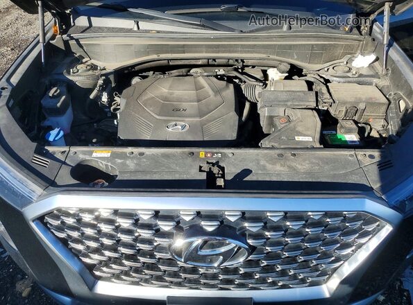 KM8R7DHE6MU295075 2021 HYUNDAI PALISADE Черный Вид подкапотного пространства