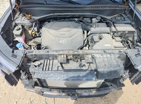KM8R7DHEXMU327557 2021 HYUNDAI PALISADE Черный Вид подкапотного пространства