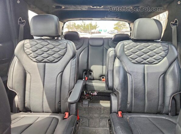 KM8R7DHEXMU327557 2021 HYUNDAI PALISADE Черный Вид задних сидений