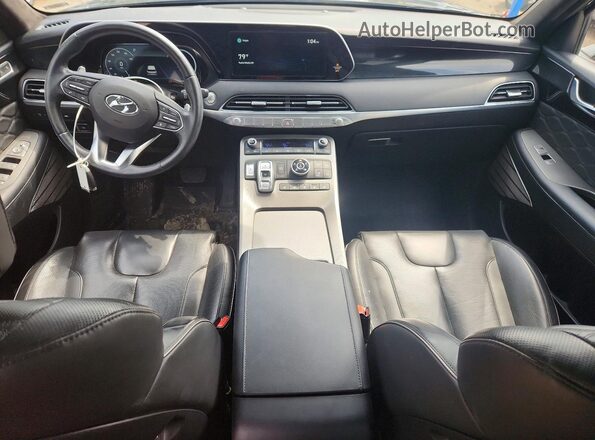 KM8R7DHEXMU327557 2021 HYUNDAI PALISADE Черный Вид панели приборов