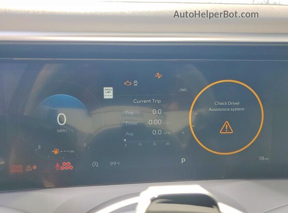 KM8RKES25TU074438 2026 HYUNDAI PALISADE Black Widok zestawu wskaźników