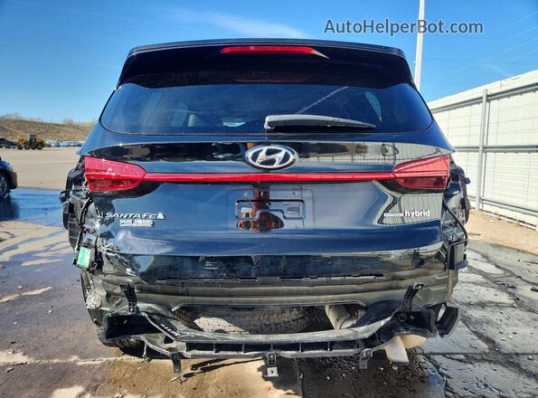KM8S3DA13MU008375 2021 HYUNDAI SANTA Black Rear view