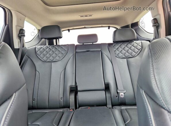 KM8S5DA18MU004185 2021 HYUNDAI SANTA Charcoal Vista de los asientos traseros