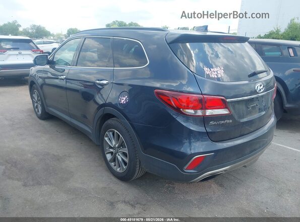 KM8SM4HF2HU223766 2017 HYUNDAI SANTA FE Серый Задняя левая четверть