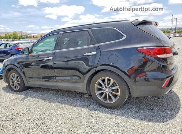 KM8SM4HF2JU260564 2018 HYUNDAI SANTA Black Tył lewy