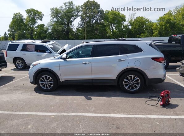 KM8SM4HF7HU200581 2017 HYUNDAI SANTA FE Silver Widok wnętrza 360 stopni