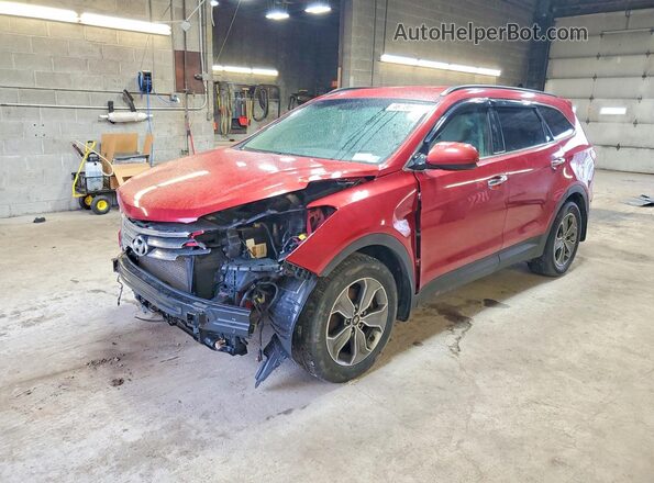 KM8SMDHF1GU143177 2016 HYUNDAI SANTA Красный Передняя левая четверть