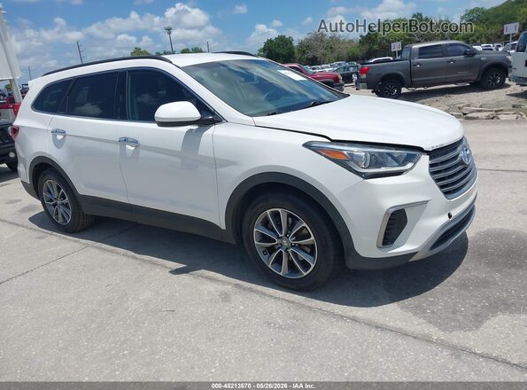 KM8SMDHF1HU178786 2017 HYUNDAI SANTA FE Белый Передняя правая четверть