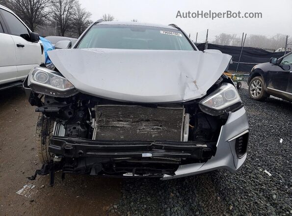 KM8SMDHF3JU273159 2018 HYUNDAI SANTA Серебряный Вид спереди