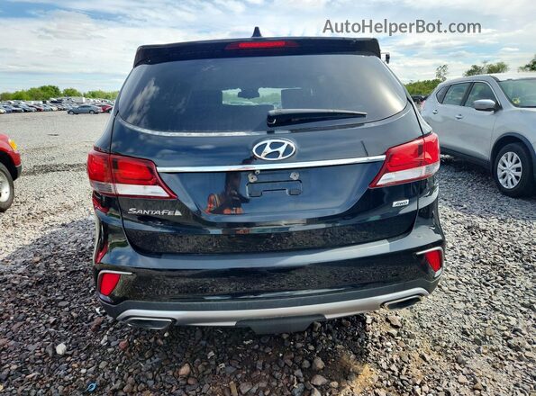 KM8SMDHF8JU295089 2018 HYUNDAI SANTA Черный Вид сзади