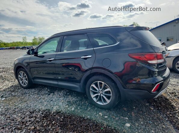 KM8SMDHF8JU295089 2018 HYUNDAI SANTA Черный Задняя левая четверть