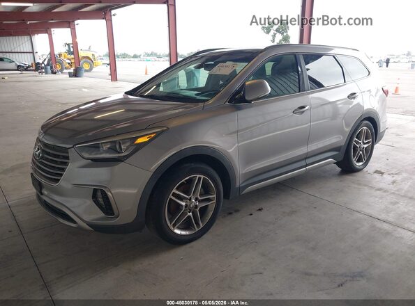 KM8SR4HF2HU175140 2017 HYUNDAI SANTA FE Серебряный Передняя левая четверть