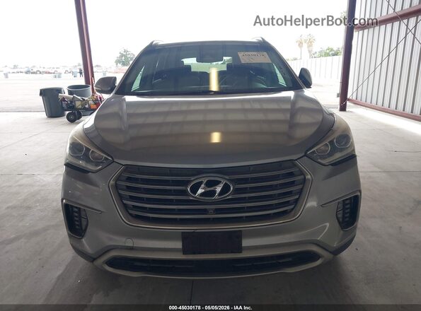 KM8SR4HF2HU175140 2017 HYUNDAI SANTA FE Серебряный Вид щитка приборов