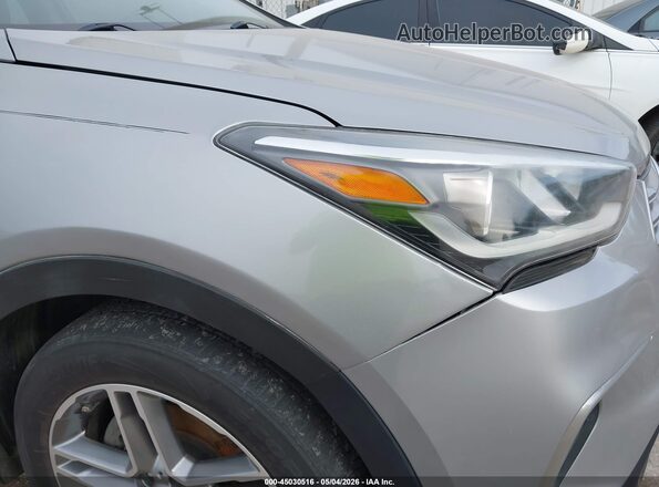 KM8SR4HF4HU178346 2017 HYUNDAI SANTA FE Серебряный Вид спереди