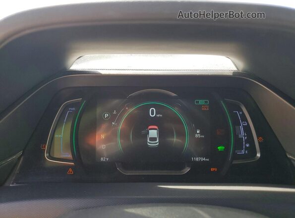 KMHC05LC1MU248932 2021 HYUNDAI IONIQ Белый Вид щитка приборов