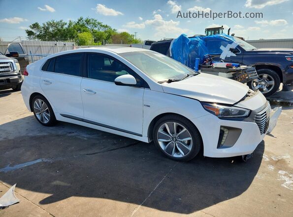 KMHC05LC2KU144057 2019 HYUNDAI IONIQ Белый Передняя правая четверть