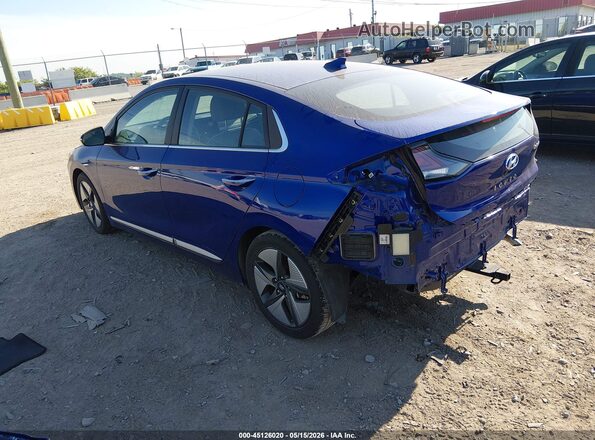 KMHC05LC2NU281164 2022 HYUNDAI IONIQ HYBRID Blue Հետևի ձախ