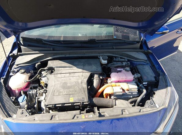 KMHC05LC2NU281164 2022 HYUNDAI IONIQ HYBRID Blue Հետևի տեսք