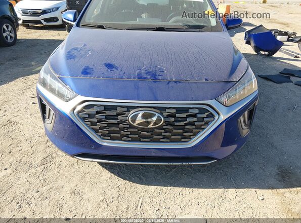 KMHC05LC2NU281164 2022 HYUNDAI IONIQ HYBRID Blue Սալոնի հետևի տեսք