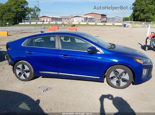 KMHC05LC2NU281164 2022 HYUNDAI IONIQ HYBRID Blue Սալոնի 360 աստիճան տեսք