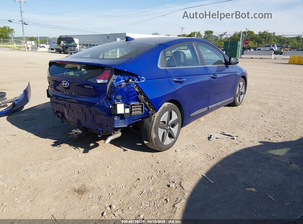 KMHC05LC2NU281164 2022 HYUNDAI IONIQ HYBRID Blue Հետևի աջ