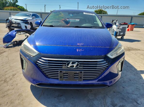 KMHC05LC3KU124884 2019 HYUNDAI IONIQ Blue Widok z przodu
