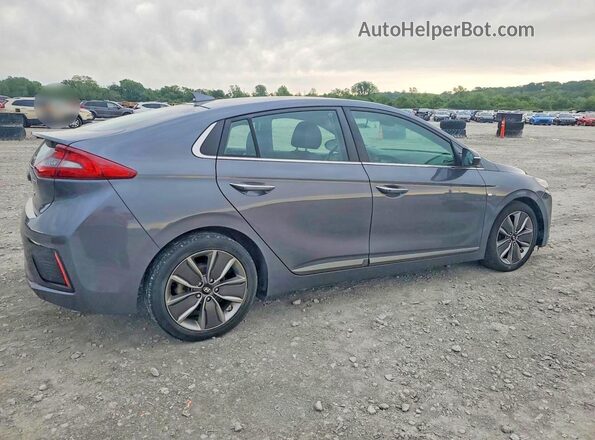 KMHC05LC4HU018839 2017 HYUNDAI IONIQ Серый Задняя правая четверть