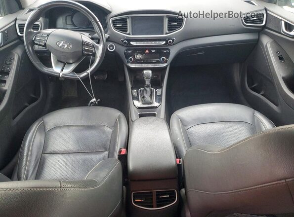 KMHC05LC4HU018839 2017 HYUNDAI IONIQ Серый Вид панели приборов