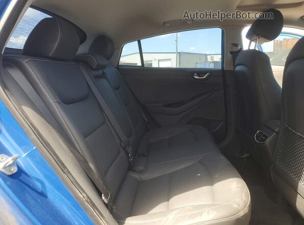 KMHC05LC4JU082109 2018 HYUNDAI IONIQ Синий Вид задних сидений