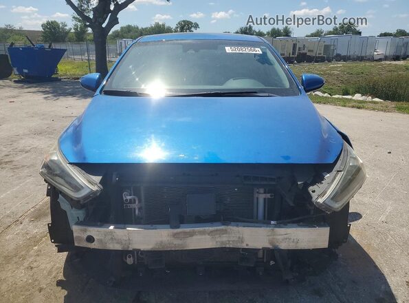 KMHC05LC4JU082109 2018 HYUNDAI IONIQ Синий Вид спереди