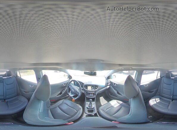 KMHC05LC4JU082109 2018 HYUNDAI IONIQ Синий Панорамный вид салона 360°