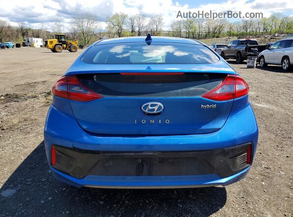 KMHC05LC6HU030667 2017 HYUNDAI IONIQ Синий Вид сзади