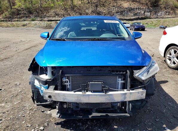 KMHC05LC6HU030667 2017 HYUNDAI IONIQ Синий Вид спереди