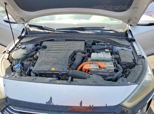 KMHC05LC7JU063540 2018 HYUNDAI IONIQ Серебряный Вид задней части салона
