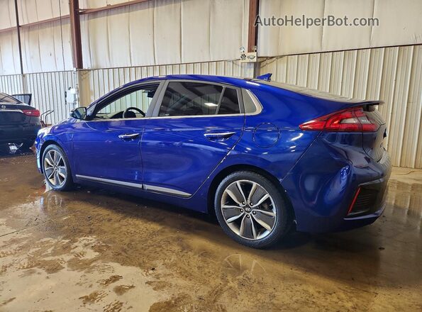 KMHC05LC7KU110535 2019 HYUNDAI IONIQ Синий Задняя левая четверть