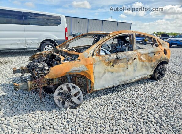KMHC05LC7LU241983 2020 HYUNDAI IONIQ Пожар Передняя левая четверть