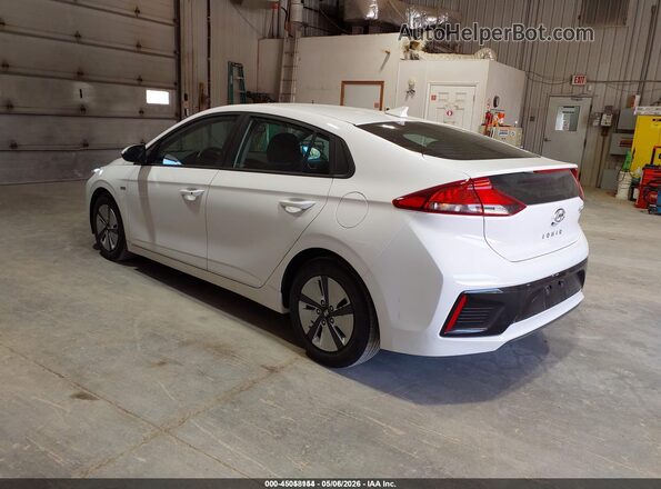 KMHC65LC0JU076290 2018 HYUNDAI IONIQ HYBRID Белый Задняя левая четверть