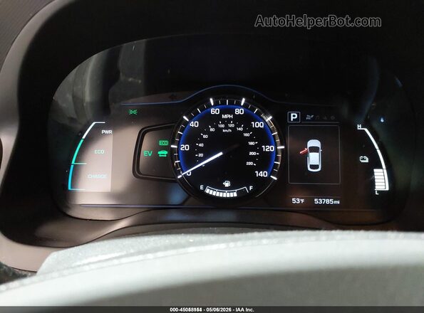 KMHC65LC0JU076290 2018 HYUNDAI IONIQ HYBRID Белый Вид задних сидений
