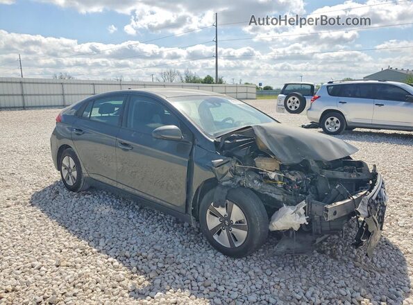 KMHC65LC0MU254848 2021 HYUNDAI IONIQ Серый Передняя правая четверть