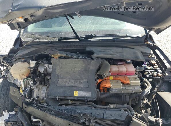 KMHC65LC0MU254848 2021 HYUNDAI IONIQ Серый Вид задней части салона