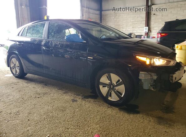 KMHC65LC1HU056382 2017 HYUNDAI IONIQ Черный Передняя правая четверть