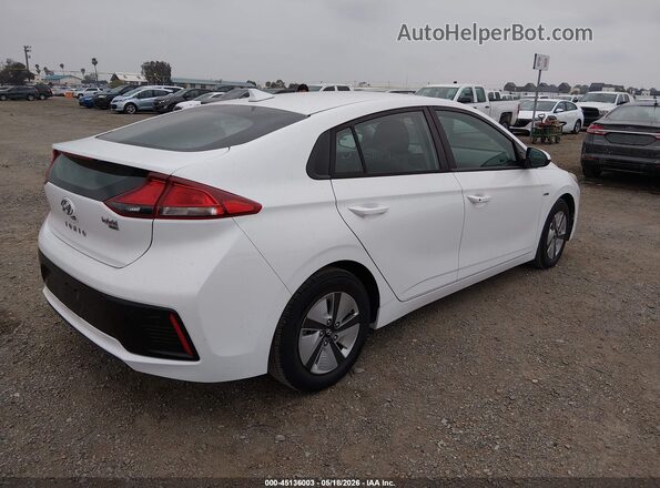 KMHC65LC1KU107953 2019 HYUNDAI IONIQ HYBRID White Հետևի աջ