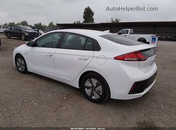 KMHC65LC1KU107953 2019 HYUNDAI IONIQ HYBRID White Հետևի ձախ