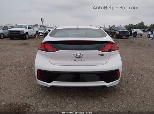 KMHC65LC1KU107953 2019 HYUNDAI IONIQ HYBRID White 
