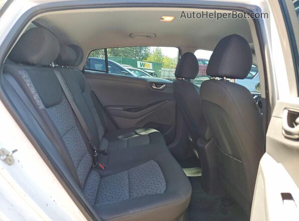 KMHC65LC1KU129046 2019 HYUNDAI IONIQ White Вид задніх сидінь