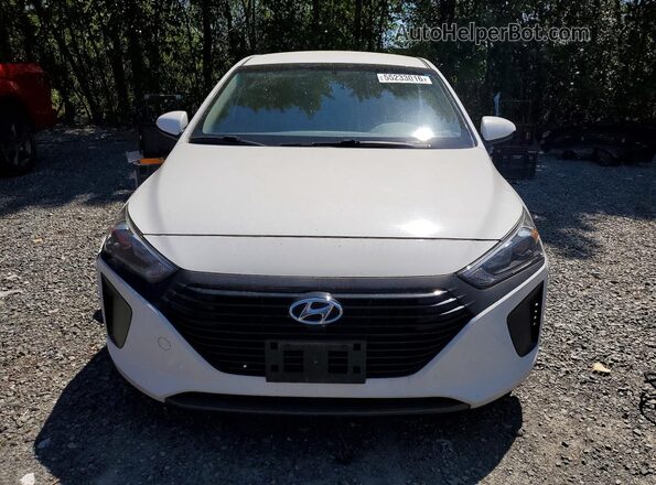 KMHC65LC1KU129046 2019 HYUNDAI IONIQ White Вид спереду