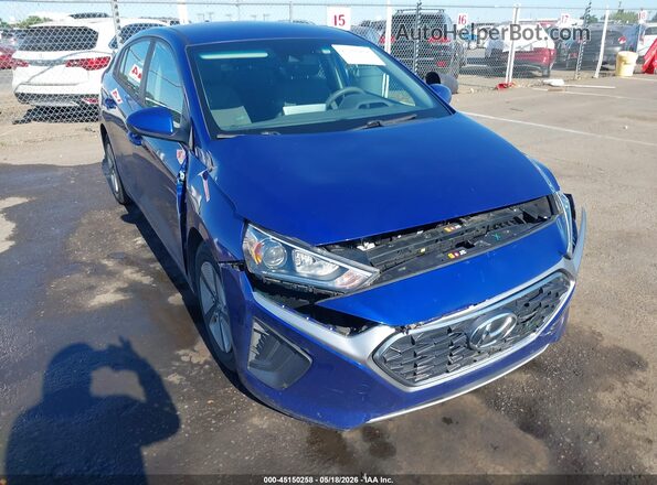 KMHC65LC1LU228807 2020 HYUNDAI IONIQ HYBRID Blue Առջևի աջ