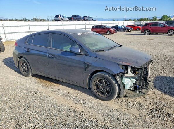 KMHC65LC2HU024573 2017 HYUNDAI IONIQ Угольный Передняя правая четверть